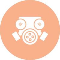 Mask Glyph Multi Circle Icon vector