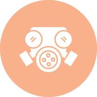 Mask Glyph Multi Circle Icon vector