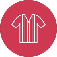 Shirt Line Multi Circle Icon vector