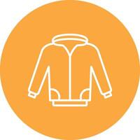 Jacket Line Multi Circle Icon vector