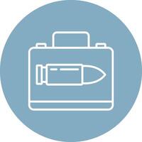 Box Line Multi Circle Icon vector