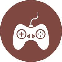 Controller Glyph Multi Circle Icon vector