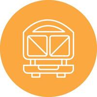 Sandwich Press Line Multi Circle Icon vector