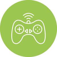 Controller Line Multi Circle Icon vector