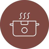 Boiling Line Multi Circle Icon vector