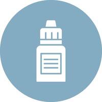 Serum Glyph Multi Circle Icon vector
