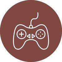 Controller Line Multi Circle Icon vector