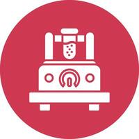 Measuring Device Glyph Multi Circle Icon vector