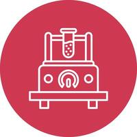 Measuring Device Line Multi Circle Icon vector