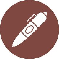 Pen Glyph Multi Circle Icon vector