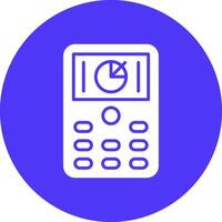 Device Glyph Multi Circle Icon vector