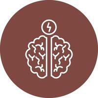 Neurosurgery Line Multi Circle Icon vector