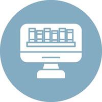 OnGlyph Multi Circle Library Glyph Multi Circle Icon vector