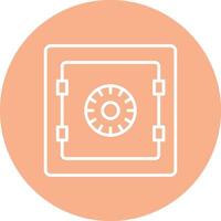 Safe Line Multi Circle Icon vector