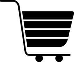 Cart Glyph Icon vector