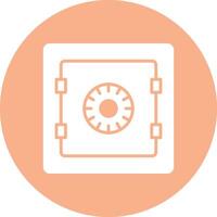 Safe Glyph Multi Circle Icon vector