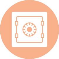 Safe Glyph Multi Circle Icon vector