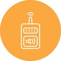 Device Line Multi Circle Icon vector