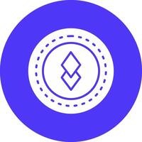 altcoin altcoin glifo multi circulo icono vector