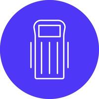 Float Line Multi Circle Icon vector
