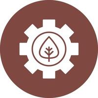 Offshore Platform Glyph Multi Circle Icon vector