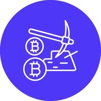 Mining Mining Line Multi Circle Icon vector