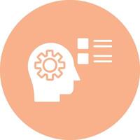 Skill Glyph Multi Circle Icon vector
