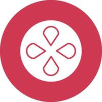 Grapefruit Glyph Multi Circle Icon vector
