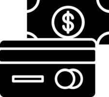 Payment Methods Glyph Icon vector