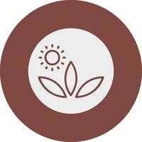 Local Farm Glyph Multi Circle Icon vector