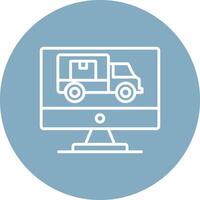 Logistics Line Multi Circle Icon vector