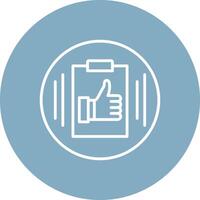 Competence Line Multi Circle Icon vector