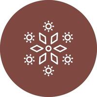 Firework Line Multi Circle Icon vector