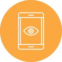 Smartphone Line Multi Circle Icon vector