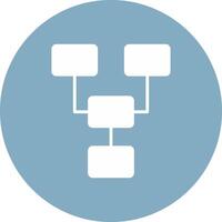 Organize Glyph Multi Circle Icon vector