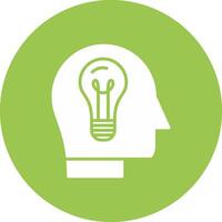 Idea Glyph Multi Circle Icon vector