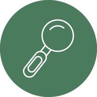 Search Line Multi Circle Icon vector