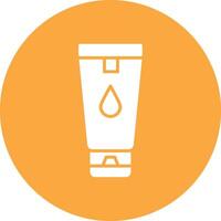 Hand Cream Glyph Multi Circle Icon vector