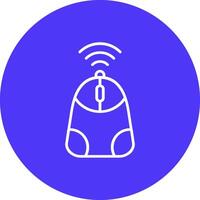 Mouse Line Multi Circle Icon vector
