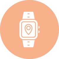 Location Glyph Multi Circle Icon vector