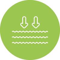 Arrows Line Multi Circle Icon vector