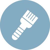 Basting Brush Glyph Multi Circle Icon vector