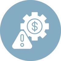 Factory Glyph Multi Circle Icon vector
