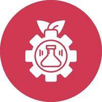 Bioengineering Glyph Multi Circle Icon vector