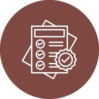 Notes Line Multi Circle Icon vector