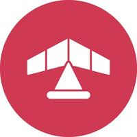 Gliding Glyph Multi Circle Icon vector