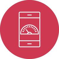 Dashboard Line Multi Circle Icon vector