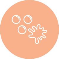 Paintballs Line Multi Circle Icon vector