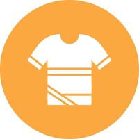 Shirt Glyph Multi Circle Icon vector