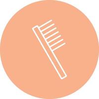 Comb Line Multi Circle Icon vector